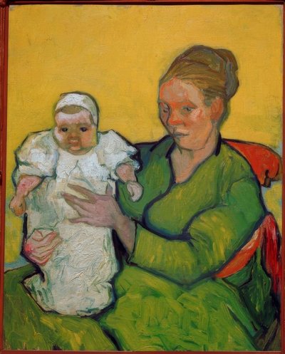 Madame Roulin mit ihrem Kind Marcelle von Vincent van Gogh